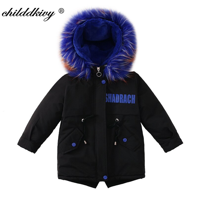 Children's Winter Jacket Girls Cotton-padded Jacket Baby boy clothes Kids Outerwear Baby girls Snowsuit Boy's cotton coat 3-10Y