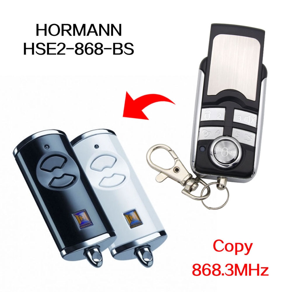 HORMANN HSE2BS HSE 2 BS remote control HSE2-868-BS HORMANN HS5 HSE 2 4 BS 868.3MHz garage gate remote control