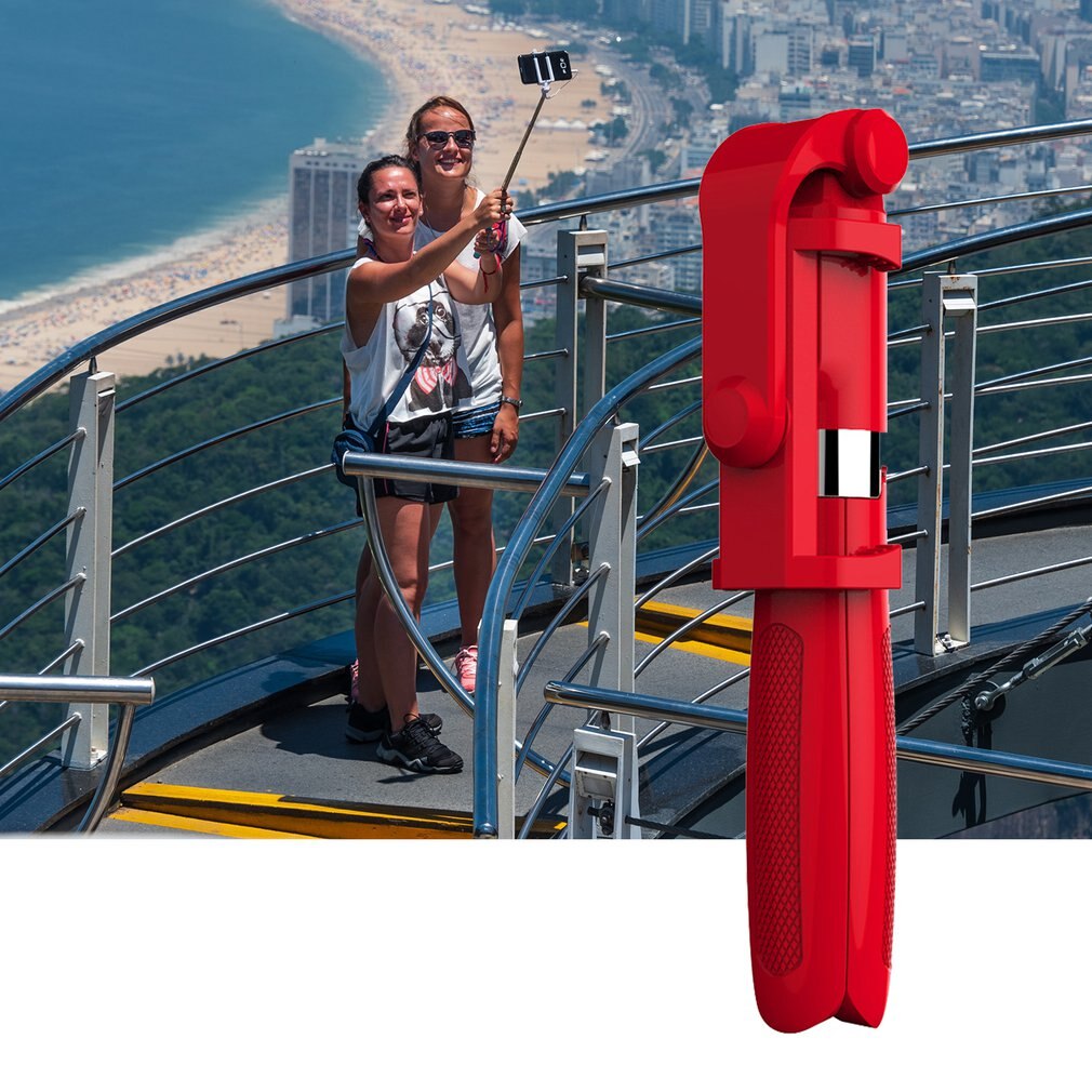 L01 tripod selfie stick mobile phone universal live triangle bracket one Bluetooth self-timer Integrated Wireless artifact