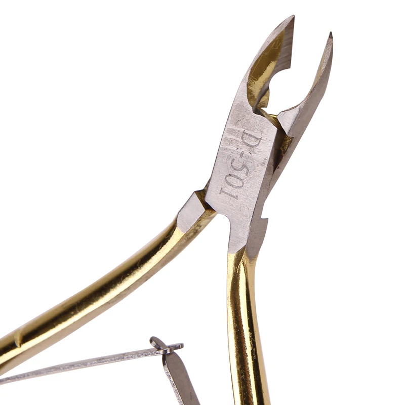 Nail Cuticle Nipper Double Spring Stainless Steel JAW 1/4-Best Nail Tool to Remove Dead Skin on Finger and Toe Cutter