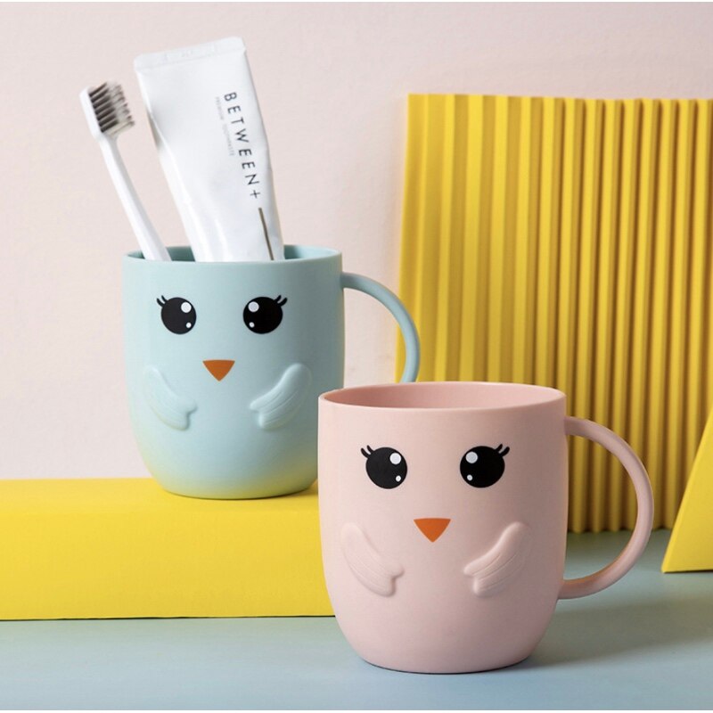 Tasse à Rincer Mignon Animaux Pour Enfants - Gobelet Salle De Bain Réutilisable, Hygiène Bucco-dentaire