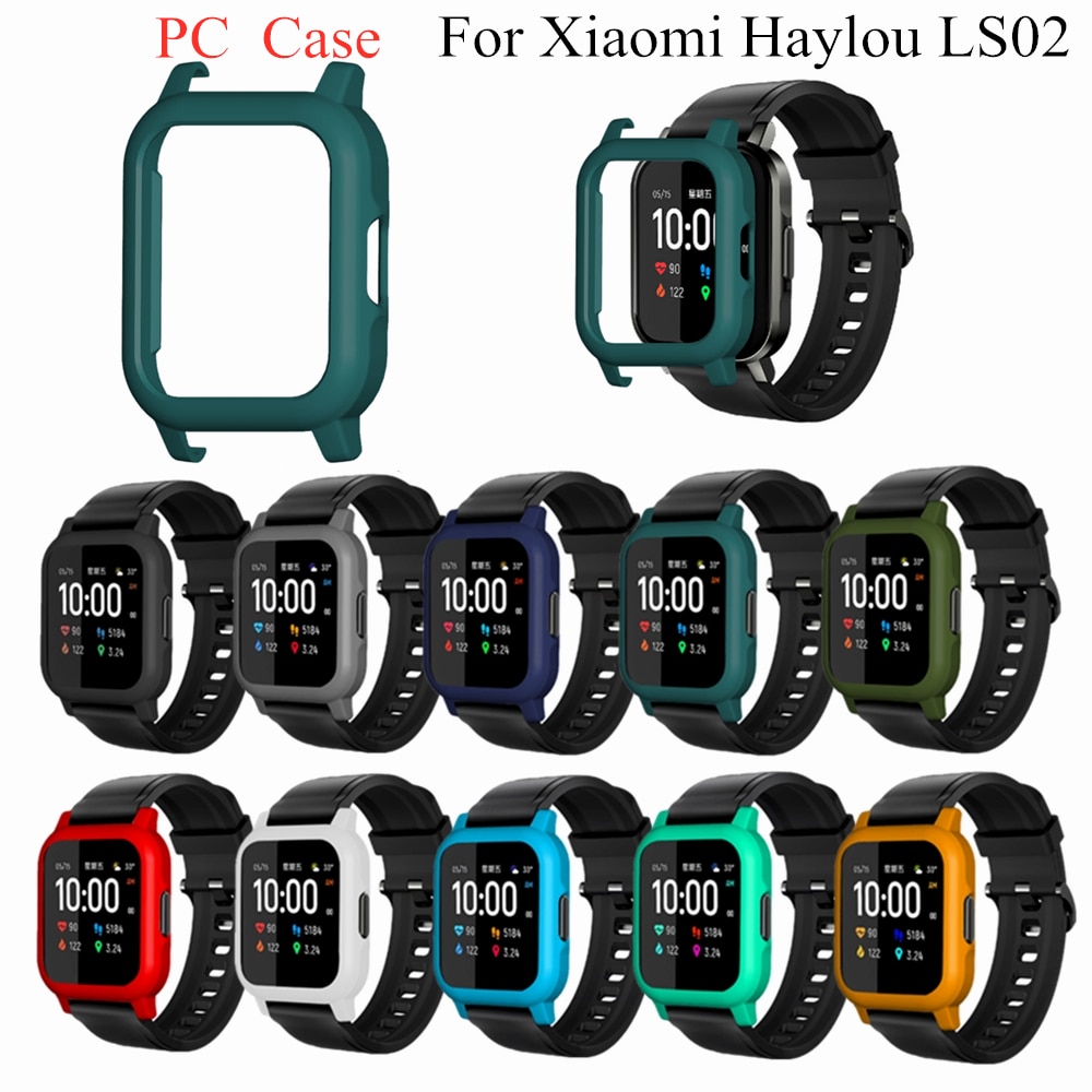 Protective Case For Xiaomi Haylou LS02 PC Case Cover Plastic Watch Shell Hard Frame Protector For Haylou LS02 Case