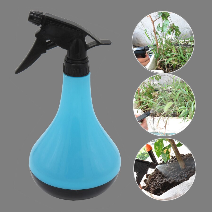 Arrosoir pulvérisateur bonsaï avec pression manuelle réglable, buse de brumisation pour arrosage de fleurs, bouilloire, outils de jardin, 720ML, 1 pièce: BLUE X AB627C