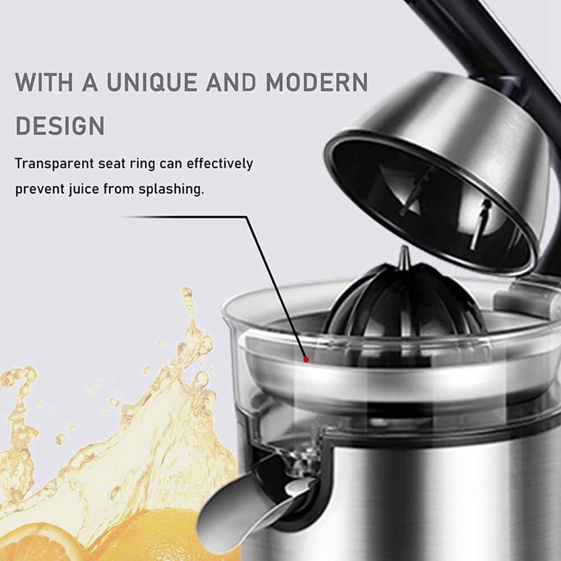 Orange Lemon Electric Juicer Machine Set Juicers Press Stainless Steel Handle Household Low Power EU Plug