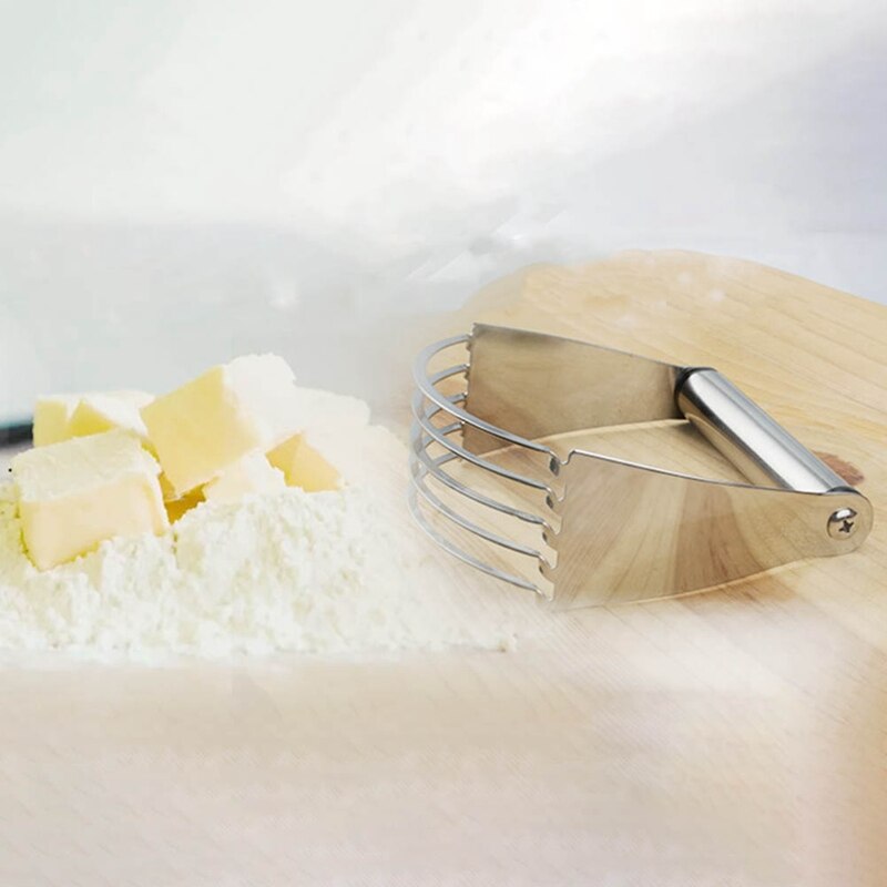 Flour Blender Stainless Steel Flour Cream Powder Feeder Baking Tools Butter Flour Mixing Commingler