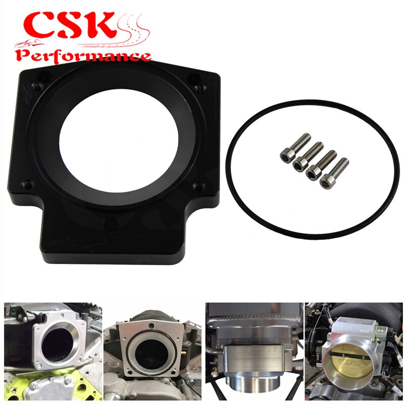 Fit For 92mm Throttle Body Fit For GM GEN III LS1 LS2 LS6 LSX LS4 Manifold Adapter Plate