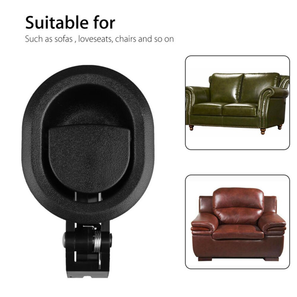 Universal Recliner Replacement Pull Handle Chair Sofa Couch Release Lever Black Plastic Release Lever Handle