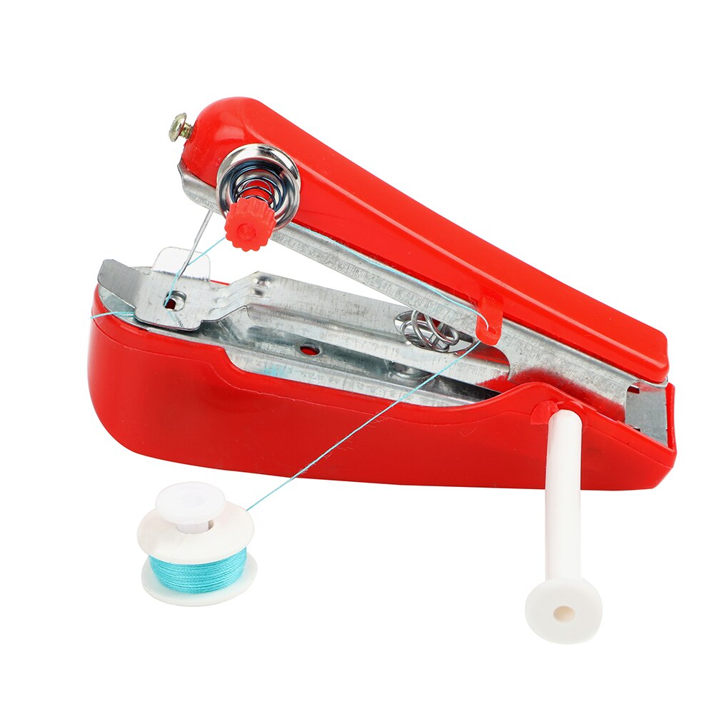 Random Color Portable Sewing Machine Travel Manual Home Embroidery Simple Operation Sewing Tools Small