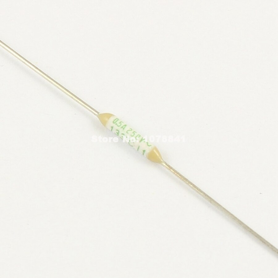 5pcs ELCUT Microtemp Thermal Fuse TF Axial Cutoff 133 Degree 0.5A 500mA 250V