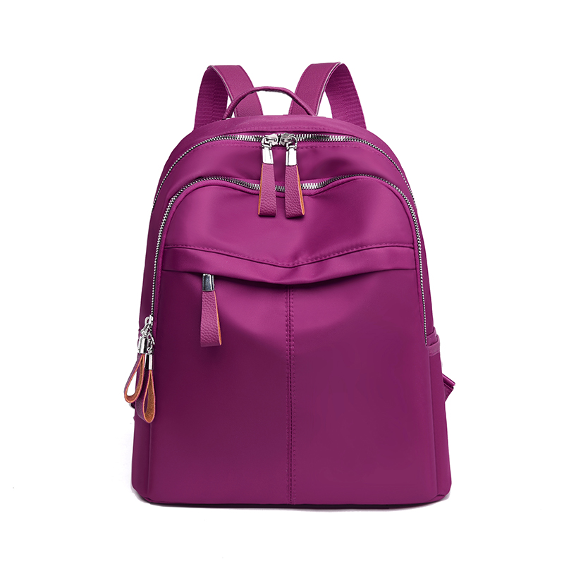 Vento Marea femmes sac à dos voyage décontracté imperméable femmes sacs à bandoulière femme grande capacité Oxford sac à dos noir sac à main: Purple