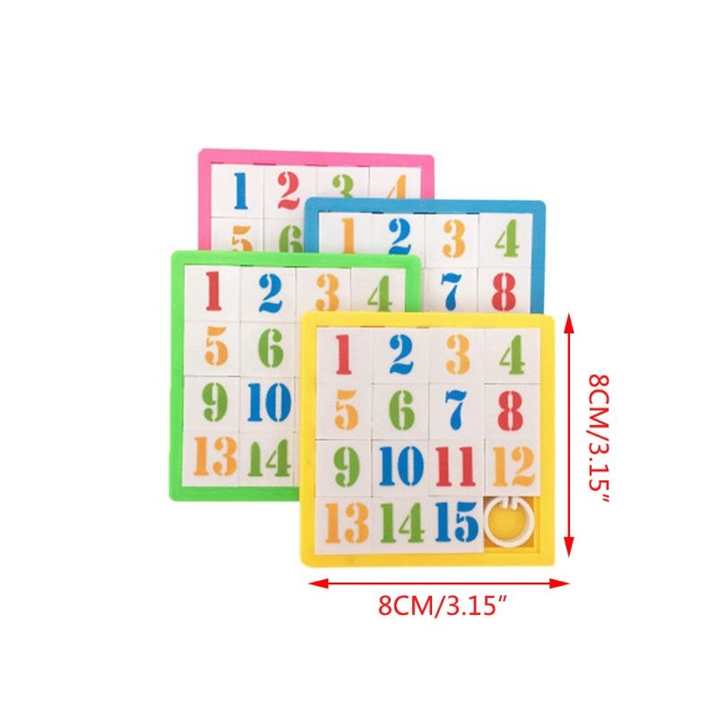 3D Sliding Puzzel Spel Speelgoed Cartoon Dier Numbers Kids Onderwijs Speelgoed