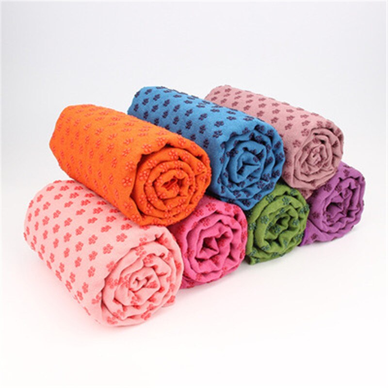 183*63cm antislip yogamat hoes handdoek slip microvezel yogamat yoga bestrating handdoek sportdeken fitness yogamat + net tas