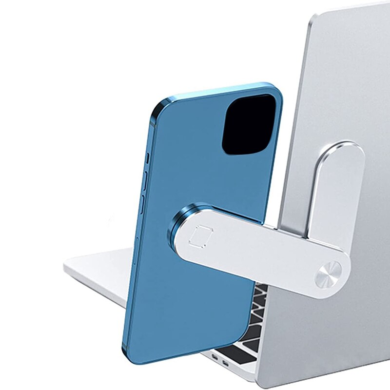 Magnetische laptop-handyhalterung, verstellbare laptop-handyhalterung, seitlicher laptop-clip