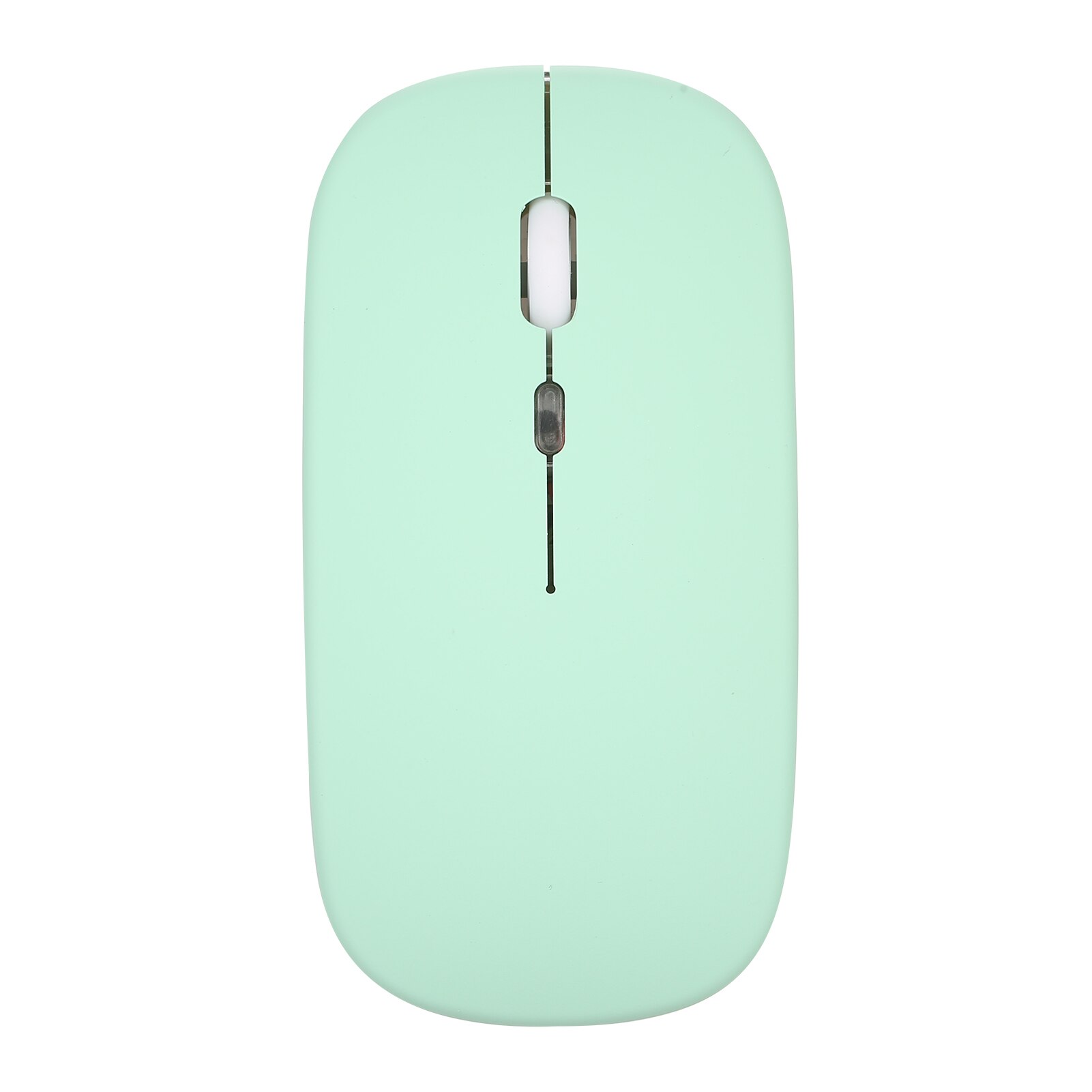 2.4G Mouse BT3.0 Wireless Dual-mode Mouse Mute Office Mouse Built-in Rechargeable Lithium Battery Light 1600DPI Mice for Laptop: Light Green