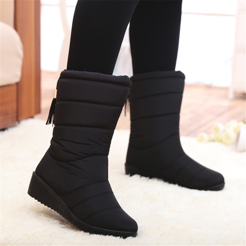 Sneeuwlaarzen waterdichte enkellaarsjes voor dames laarzen dames winterschoenen dameslaarzen zachte warme dames winterlaarzen mujer