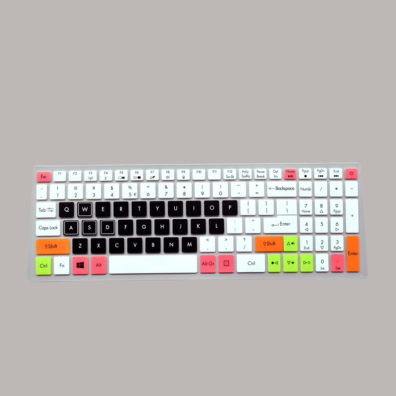 Protection de la peau de clavier pour ordinateur portable, 15.6 pouces, pour Acer Predator Helios série 300 G3-573, Triton 700, Nitro 5, PH317, VX5, VX15: candyblack