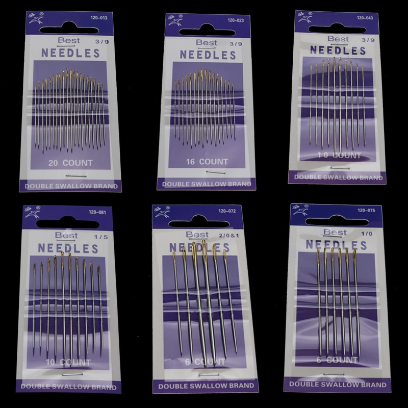 Beading Needle Tools for Jewelry Making DIY Hand stitches Sewing Needles DIY Embroidery Big Eyes Steel Needle