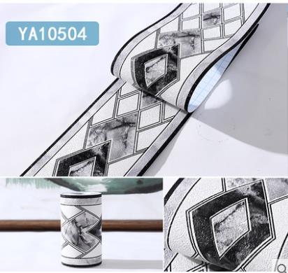 3d med lim fodlister wallstickers selvklæbende tapet vandtæt soveværelse stue køkken badeværelse  -70 #39
