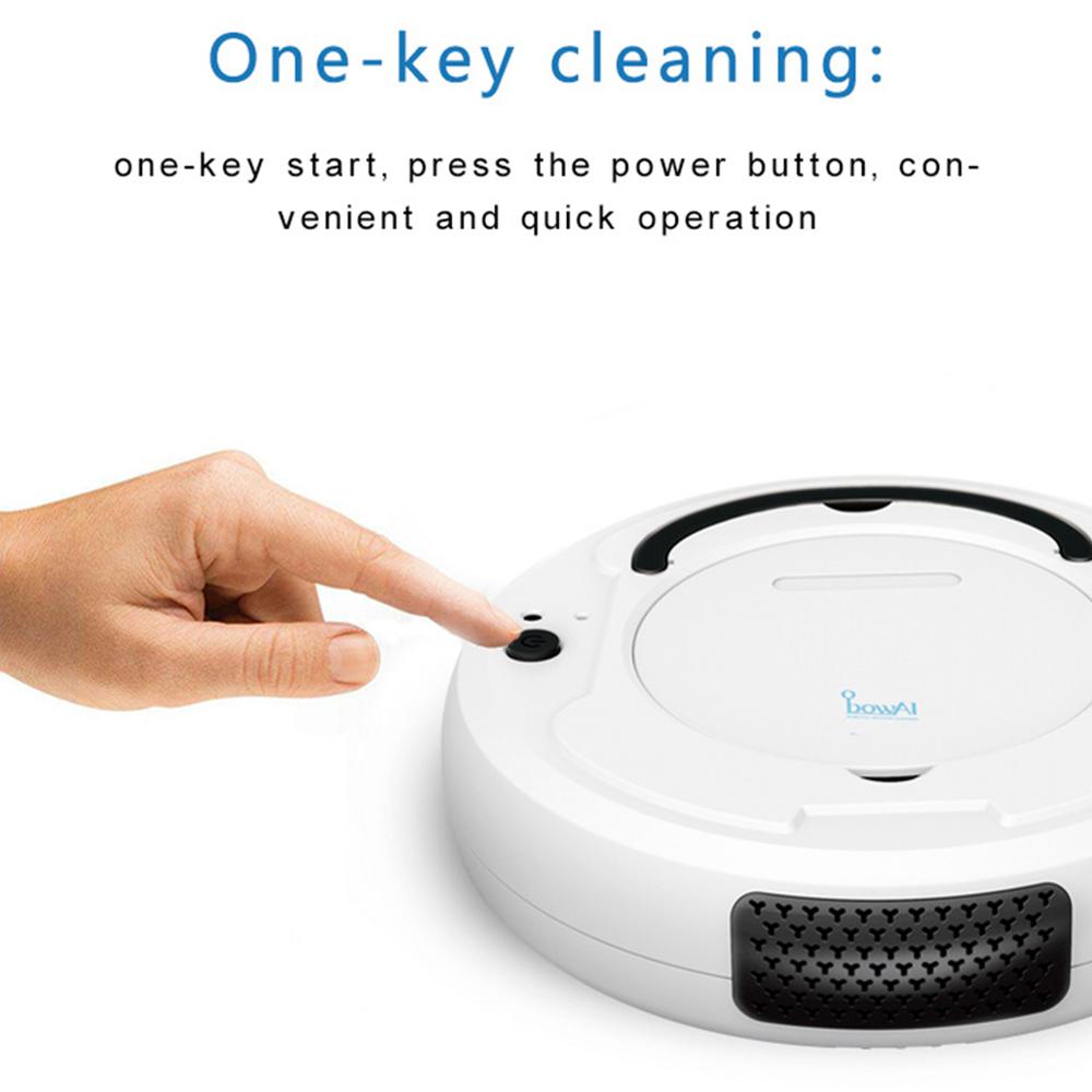 1800Pa Multifunctional Robot Vacuum Cleaner , 3-In-1 Auto Rechargeable Smart Sweeping Robot Dry Wet Sweeping Vacuum Cleaner Home