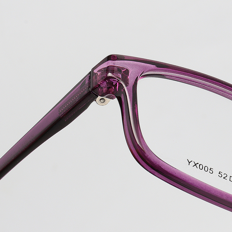 TR90 women eyeglasses frame transparent clear myopia retro optical eyewear frame #2-YX005