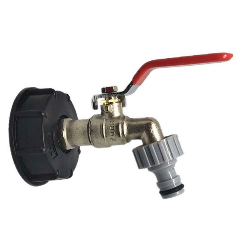 Adaptateur de vidange pour réservoir fourre-tout IBC, robinet de tuyau de jardin 1/2 pouces, connecteur de tuyau de réservoir d'eau