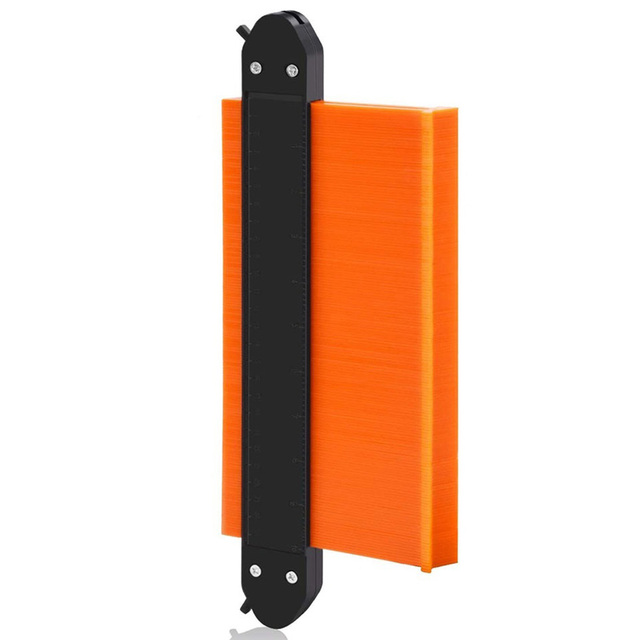 Contour Gauge Profiel Lijn Copier Liniaal Snijden Template Bouw Timmerwerk Meetinstrument Betegelen Houtbewerking Gereedschap: 10inch 25cm