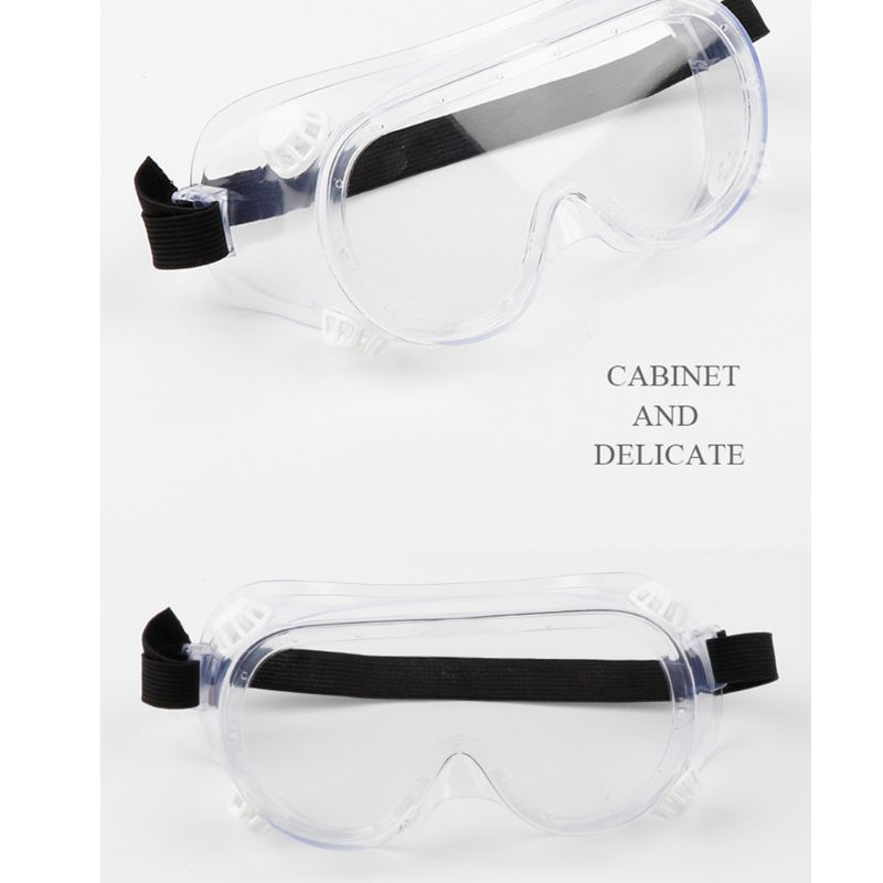 1 Pack Virus Goggles Safety Protective Goggles, Crystal Clear Eye Protection, Dust-Proof Breathable Laboratory Dustproof Glasses