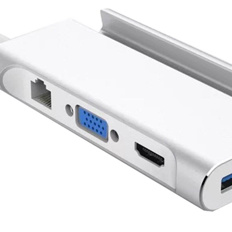 Usb c laptop dockingstation usb 3.0 hdmi vga  rj45 pd usb hub voor laptop mac book pro voor hp dell surface voor lenovo samsung doc