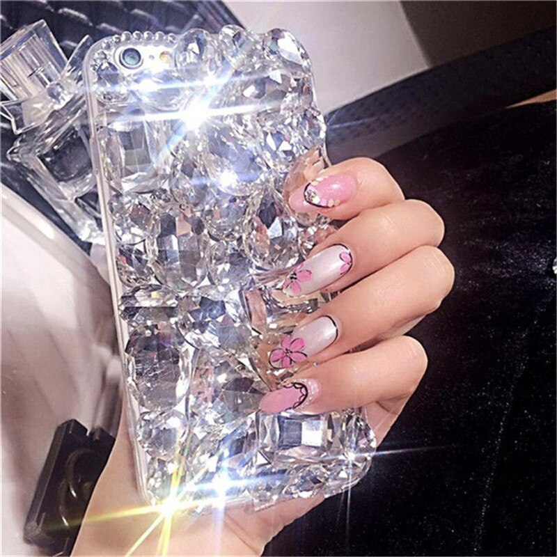 1Pcs Für Doogee N10/Y7 Fall Glitter Luxus Kristall Strass Diamant Bling TPU Telefon Fall Für Doogee N10 doogee Y7 Coque