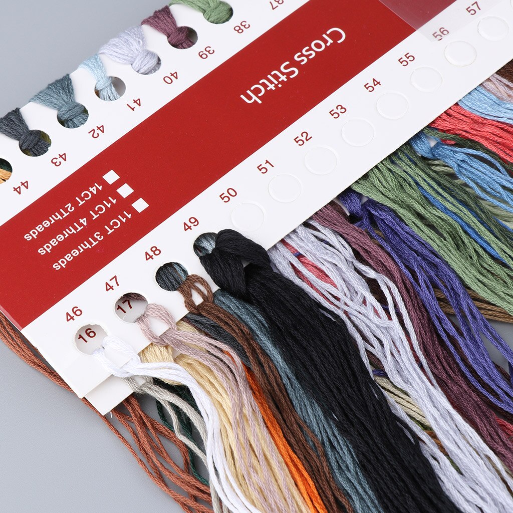 DIY Stamped Cross Stitch Kit Pre-printed Farm Scene Pattern Christmas 14CT 54x33cm