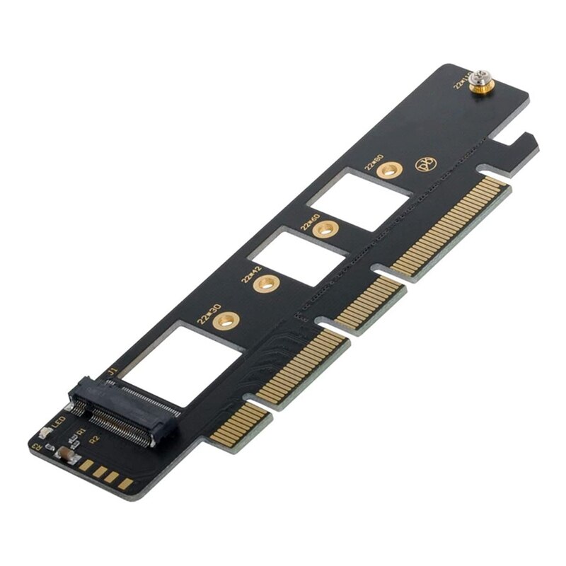 M.2 NVMe SSD NGFF a PCIE 3,0 X16 X4 tarjeta de adaptador M clave NVME AHCI SSD para 110mm 80mm SSD adaptador
