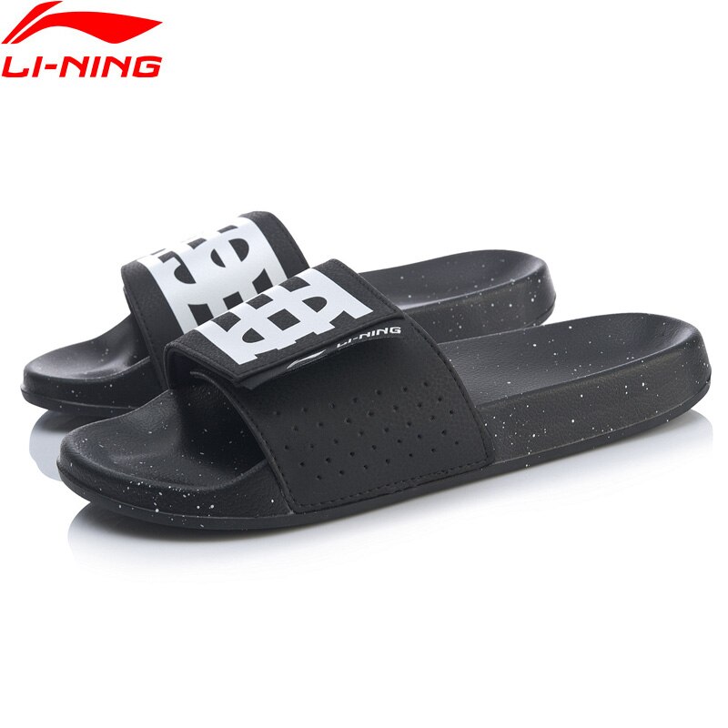 Li-ning hombres LN SLIPER sandalias elegantes al aire libre playa zapatillas transpirables ligero forro deportivo zapatos AGAP001 SAMJ19