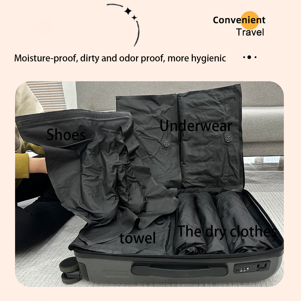 Bolsa enrollable de mano de tela Oxford de 40x50cm, equipaje doméstico, rollo de mano especial, bolsa de compresión portátil, bolsa de almacenamiento al vacío de viaje