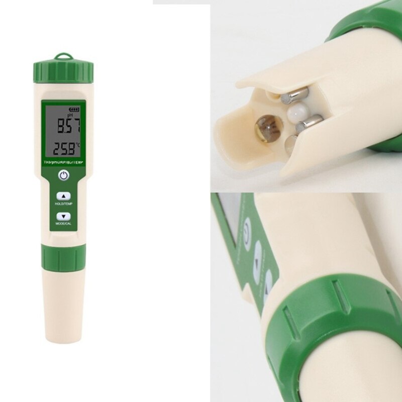 EZ-9910 PH/TDS/EC/ORP/Temperature Meter PH Meter Digital Water Monitor Tester for Water