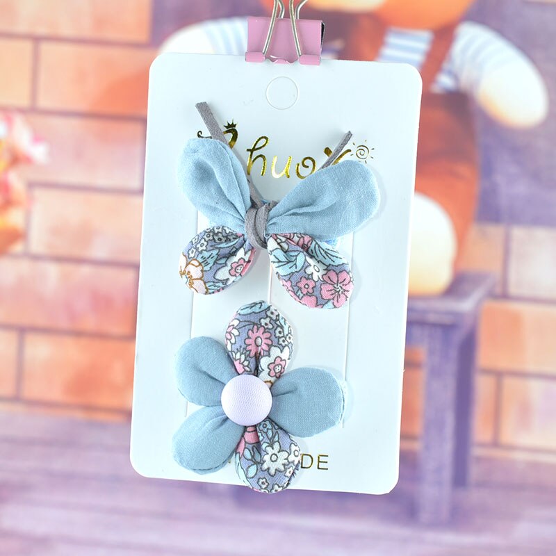 Bows Clips Haarspeld Meisje Haar Bogen Boutique Haar Clipkids Haar Accessoires Meisje Haar Accessoires: qianlanse