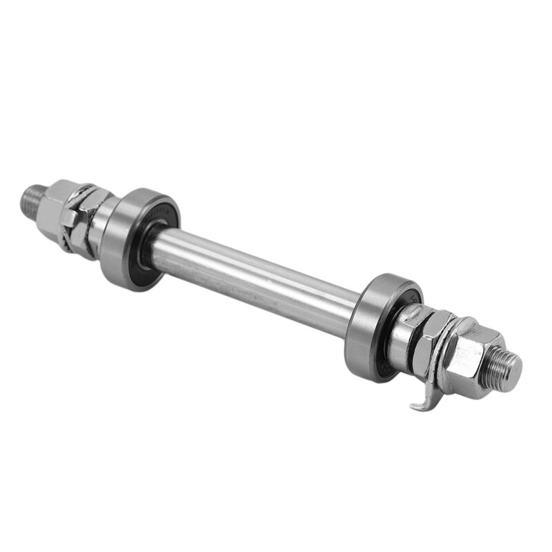 Cubo de roda da bicicleta eixo dianteiro 6000 rolamento cubos de bicicleta anti-deformação sólido estrada bicicleta eixo ultraleve para mountain bike peças