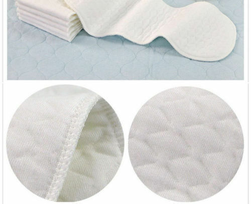 10 Pcs 3 Lagen Katoen Herbruikbare Baby Moderne Doek Luier Luier Liners Insert