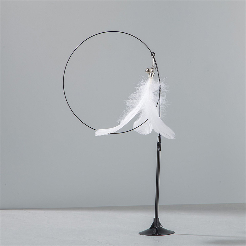 Ventosa, Teaser Stick, resistente à mordida, cabeça de substituição, Pet Supplies, Brinquedos interativos para gatos, resistente à mordida: Preto