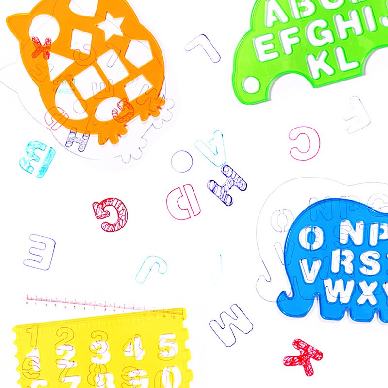 Spirograph Drawing Toys Set Designs Drawing Board ABC Number For Painting Learning Art Early Educational Toy