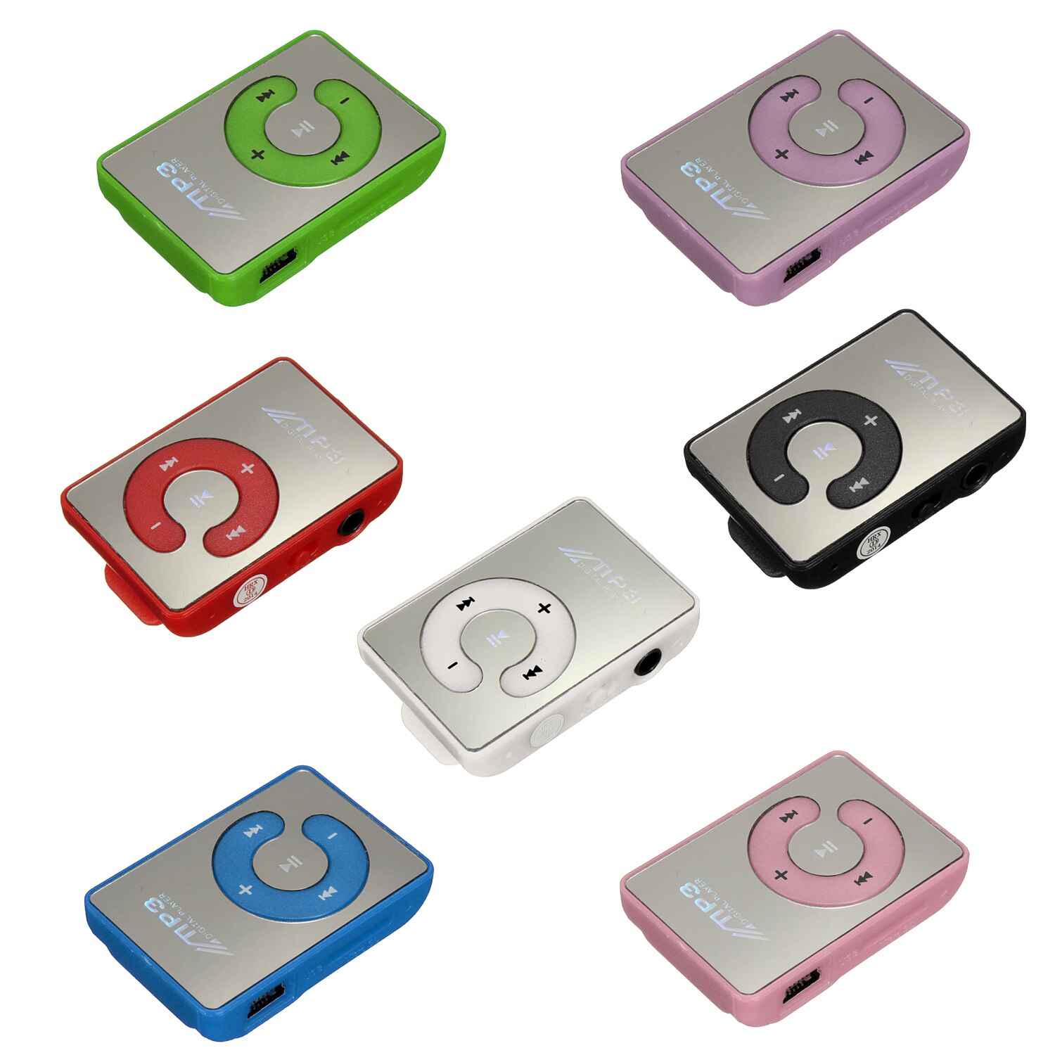 Mini musik  mp3 afspiller med usb kabel med høretelefoner