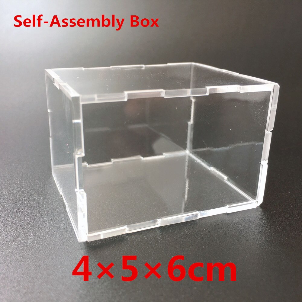 Acryl Display Box Zelf-assemblage Clear Case Opbergdoos: self assembly