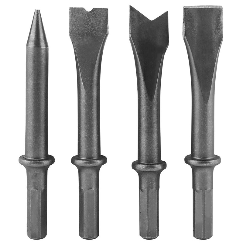 150mm Industrial Powerful Handle Straight Type Air Chisel Pneumatic Hammer Shovel Tool