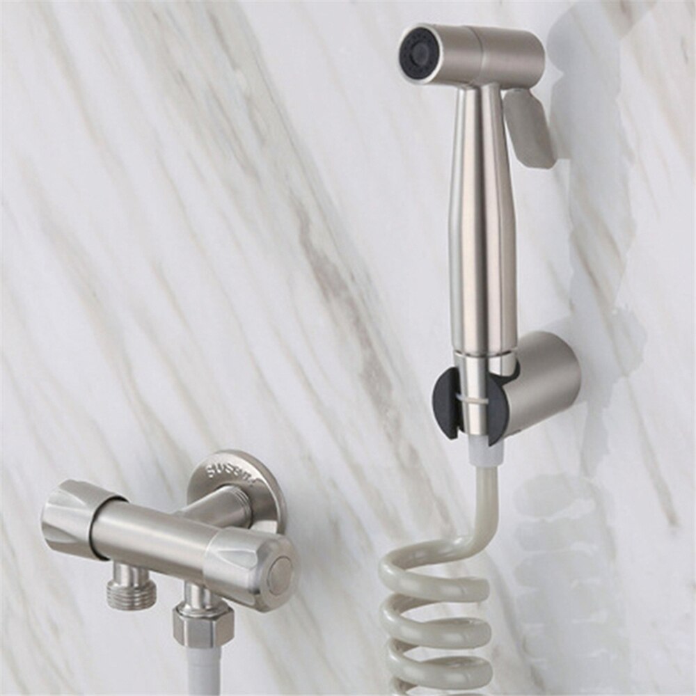 Wc Bidet Kraan Sproeier Badkamer Wc Hand Spuiten Rvs Bidet Spray Set Wc Bidet Sproeier Douche Zelfreinigende: G