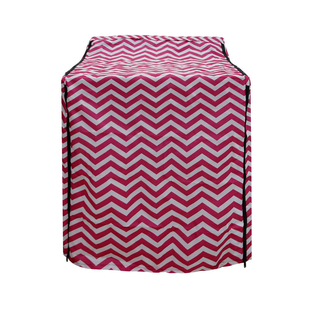 Washing Machine Cover Washer Dryer Dust Cover For Top-loading Or Front-loading Machine Fully Automatic Drum Oxford Cloth Dryer: Red