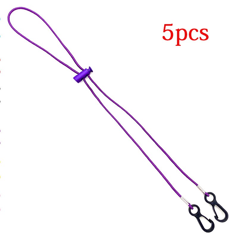 Verstelbare Gezicht Maskers Lanyard Vrouwen Cordon Para Mascarilla Maskers Extenders Zwarte Maskers Opknoping Haken Voor Kids Gezicht 95: Purple