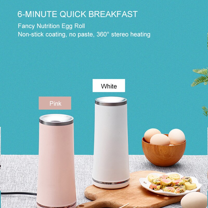Frokostmaskin automatisk eggrullmaker mini elektrisk kopp omelett kokeverktøy eggmaster pølse burrito