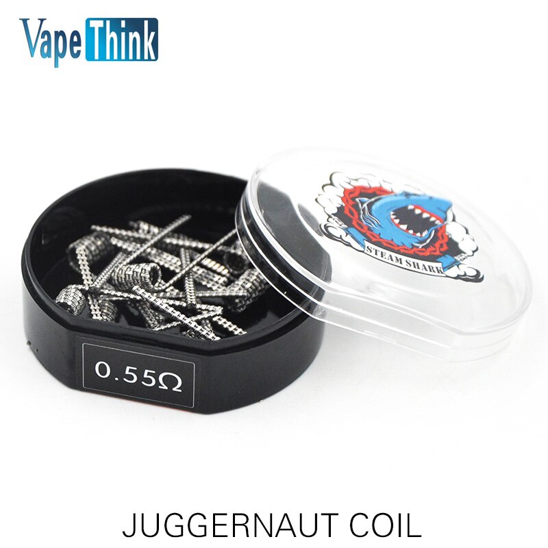 Vapethink Steam Shark Fused Clapton Hive Tiger Quad Twisted Mix Flat Twisted Alien Notch Ni200 Prebuild Coil