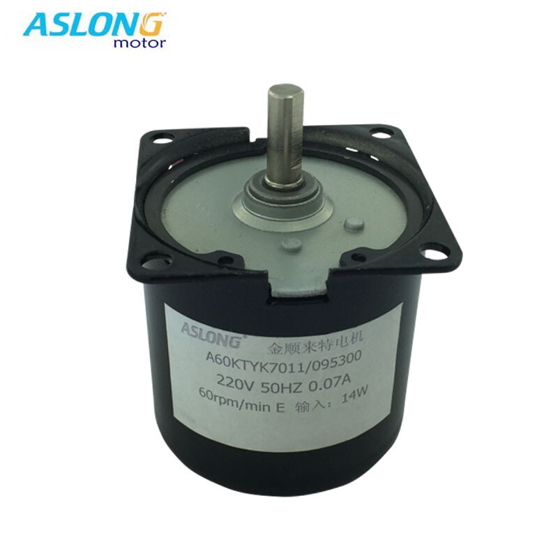60KTYZ 220VAC Mini AC Motor síncrono AC engranaje motor 2,5 RPM AC engranaje MOTOR 220VAC engranaje MOTOR