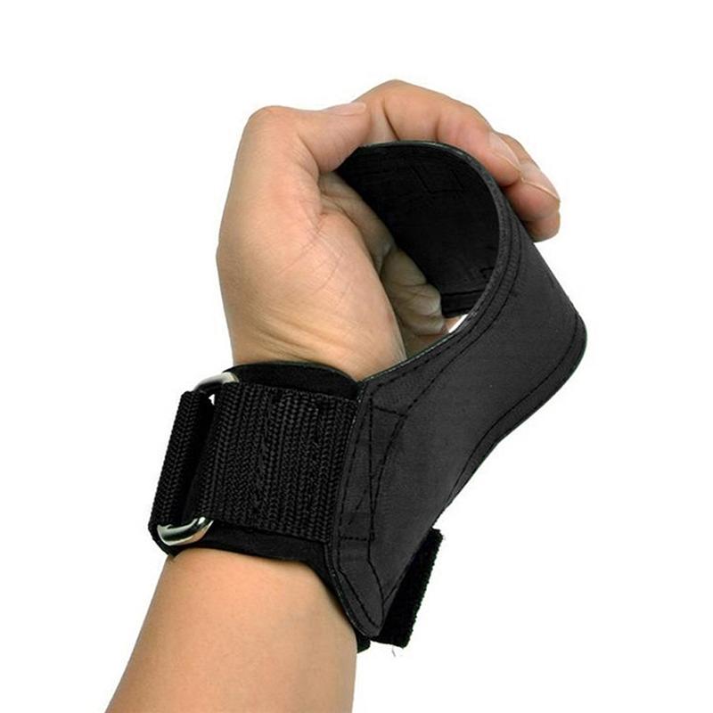 Weightlifting Palm Protecting Grip Pads Horizontal Bar Slip-proof Glove Gym Training Supplies for Women Men (Size S)