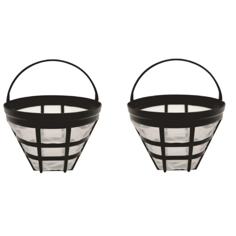 Kaffee Filter Edelstahl Gittergewebe Kaffee Filter Maschine Wiederverwendbare Tee Kaffee Filter Gittergewebe Kaffee Zubehör: dunkel khaki
